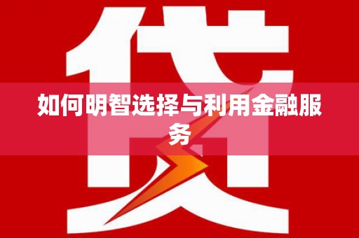 英吉沙如何明智选择与利用金融服务