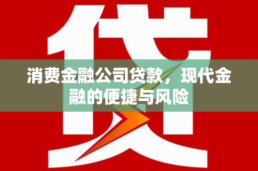 英吉沙消费金融公司贷款，现代金融的便捷与风险